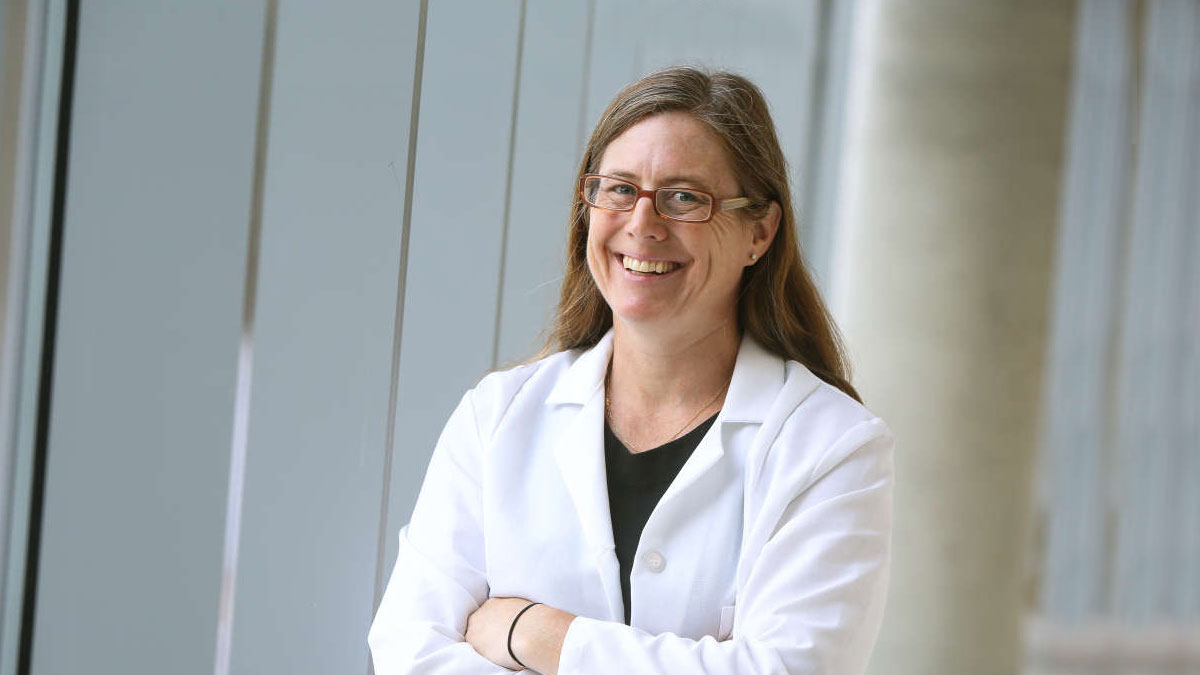 Kelly Elkins smiling